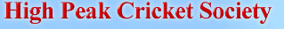 High Peak Cricket Society
